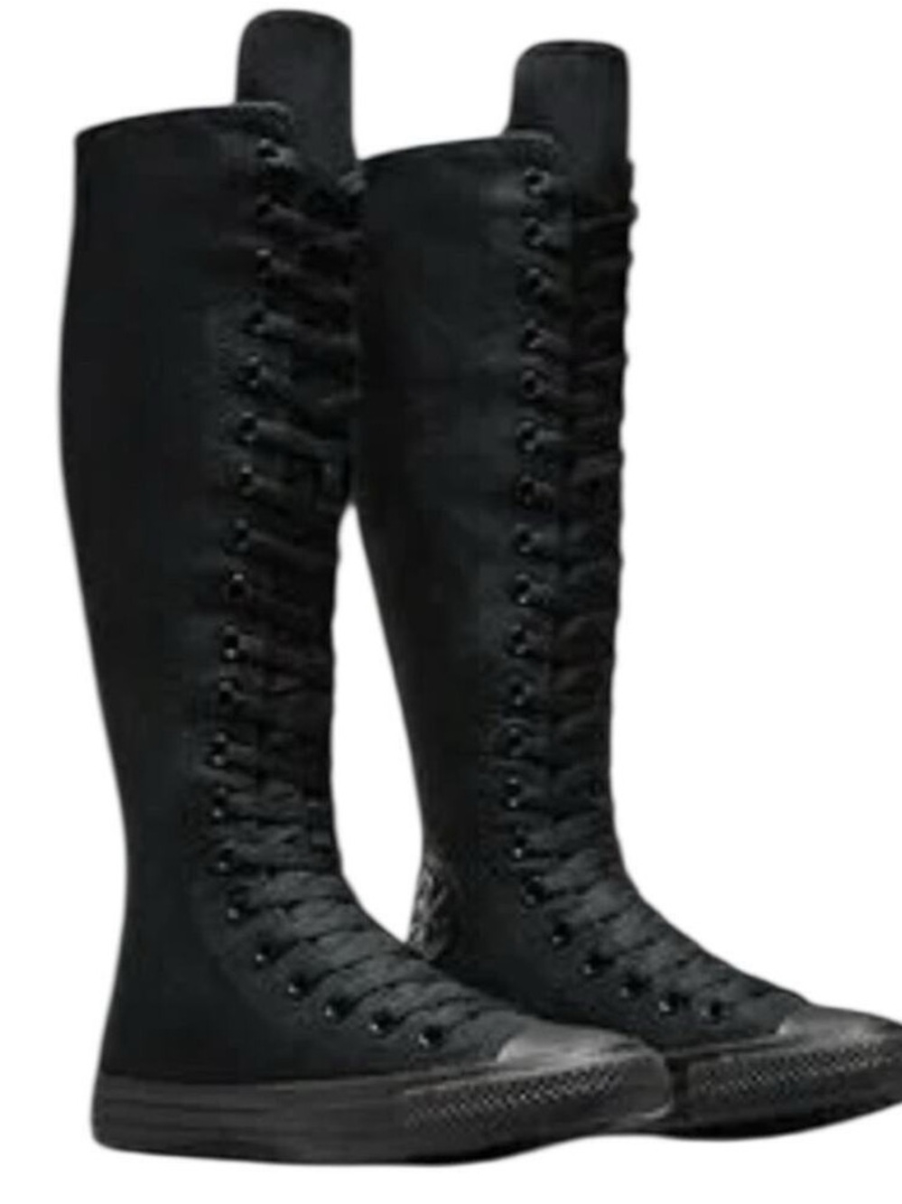 Converse All Star Black High-Top Lace-Up Boots - Picture 2 of 14